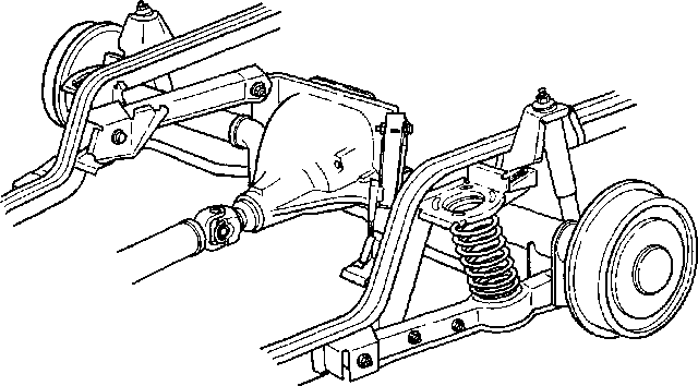 Рис. 7.2. Задняя четырёхрычажная подвеска. (Фото любезно предоставлено Ford Motor Company.)